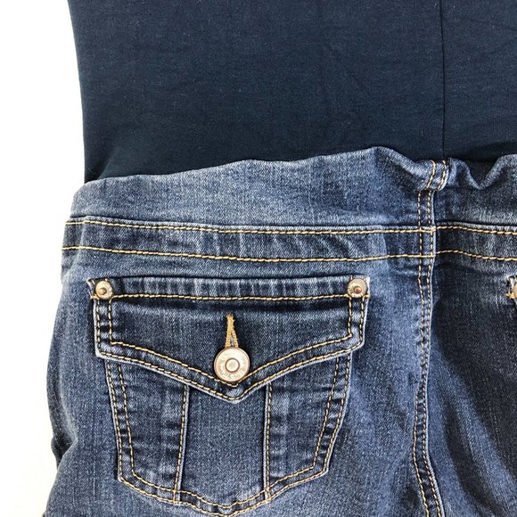 HAUTE MAMA Denim Jean Shorts Size Small - Picture 8 of 10